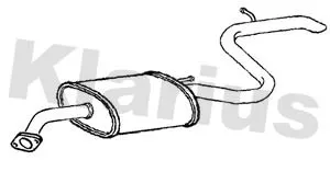 Rear Muffler Exhaust Silencer Back Box Fits Hyundai I30