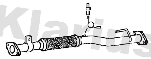 Klarius Front Exhaust Pipe For Hyundai Coupe Lantra