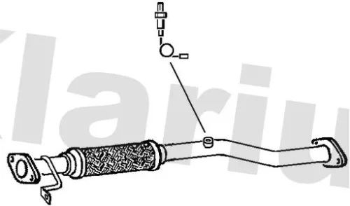 Klarius Centre Exhaust Pipe For Hyundai Accent