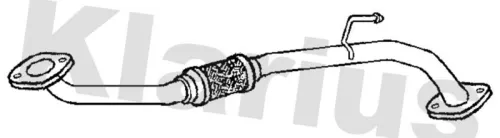 Klarius Centre Exhaust Pipe For Isuzu Opel Vauxhall Monterey Trooper