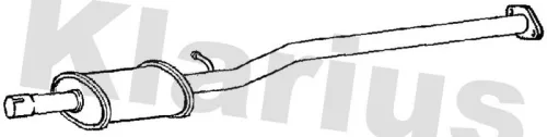 Klarius Centre Exhaust Pipe For Hyundai Kia Sportage Tucson