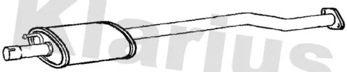 Klarius Centre Exhaust Pipe For Kia Rio