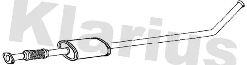 Exhaust Centre Muffler Middle Silencer Fits Kia Picanto