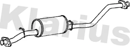 KLARIUS KLARIUS LR144K Rear Muffler 