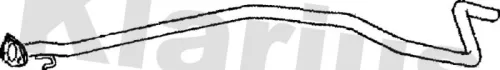 Klarius Centre Exhaust Pipe For Land Rover Freelander