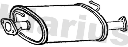 Exhaust Centre Muffler Middle Silencer Fits Land Rover Defender