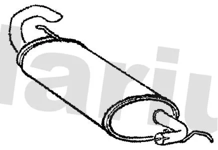 Rear Muffler Exhaust Silencer Back Box Fits Land Rover Freelander