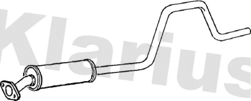 Exhaust Centre Muffler Middle Silencer Fits Land Rover Freelander