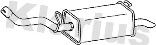 Rear Muffler Exhaust Silencer Back Box Fits Land Rover Range Rover