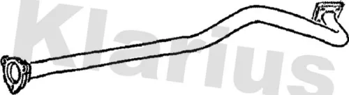 Klarius Centre Exhaust Pipe For Land Rover 88/109