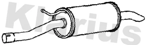 Rear Muffler Exhaust Silencer Back Box Fits Land Rover Discovery