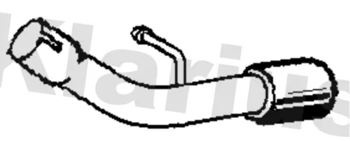 Klarius Rear Exhaust Pipe For Mazda 3