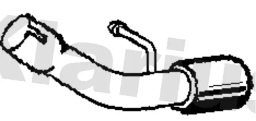 Klarius Rear Exhaust Pipe For Mazda 3