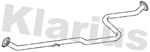 Klarius Centre Exhaust Pipe For Mazda 2