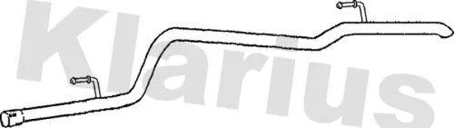 Klarius Rear Exhaust Pipe For Mercedes-benz Vw Lt 28-35 Lt 28-46 Sprinter 2-t Sp