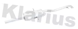 KLARIUS KLARIUS MZ408V Rear Muffler Exhaust Silencer Back Box Fits Mercedes-benz A-class 
