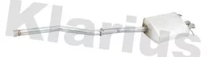 KLARIUS KLARIUS MZ417G Rear Muffler Exhaust Silencer Back Box Fits Mercedes-benz C-class 
