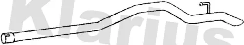 Klarius Rear Exhaust Pipe For Mercedes-benz Sprinter 2-t Sprinter 3-t