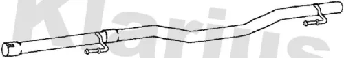 Klarius Rear Exhaust Pipe For Mercedes-benz Sprinter 2-t Sprinter 3-t