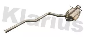 KLARIUS KLARIUS MZ584K Rear Muffler Exhaust Silencer Back Box Fits Mercedes-benz C-class 