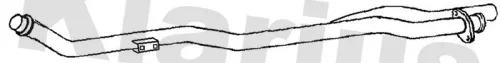 Klarius Centre Exhaust Pipe For Mercedes-benz E-class