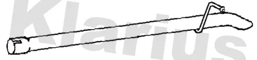 Klarius Rear Exhaust Pipe For Citroën Peugeot Boxer Jumper