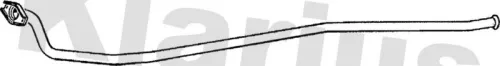 Klarius Centre Exhaust Pipe For Peugeot 205