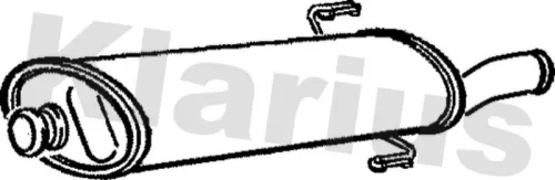 Rear Muffler Exhaust Silencer Back Box Fits Peugeot 306