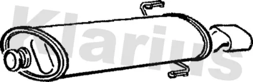 Rear Muffler Exhaust Silencer Back Box Fits Peugeot 306