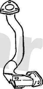 Klarius Front Exhaust Pipe For Citroën Peugeot 106 Ax Saxo