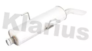 KLARIUS KLARIUS PG511W Rear Muffler Exhaust Silencer Back Box Fits Peugeot 306 