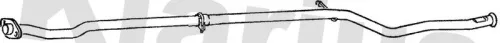 Klarius Centre Exhaust Pipe For Citroën Peugeot 106 Saxo