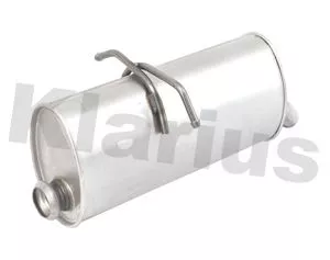 KLARIUS KLARIUS PG691G Rear Muffler Exhaust Silencer Back Box Fits Citroën Peugeot Berlingo / Berlingo First Partner 