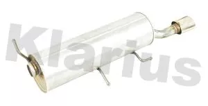 KLARIUS KLARIUS PG736P Rear Muffler Exhaust Silencer Back Box Fits Peugeot 307 