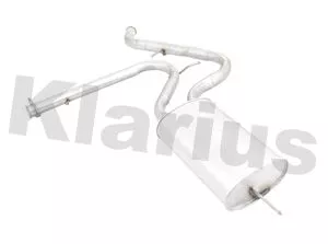 KLARIUS KLARIUS PG740J Rear Muffler Exhaust Silencer Back Box Fits Citroën Fiat Peugeot Boxer Ducato Jumper 