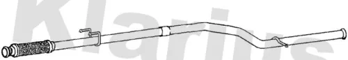 Klarius Centre Exhaust Pipe For Peugeot 206