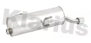 KLARIUS KLARIUS PG826H Rear Muffler Exhaust Silencer Back Box Fits Peugeot 206 