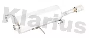 KLARIUS KLARIUS PG854Q Rear Muffler Exhaust Silencer Back Box Fits Peugeot 307 
