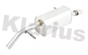 KLARIUS KLARIUS PG870T Rear Muffler Exhaust Silencer Back Box Fits Peugeot 207 207 Sw 