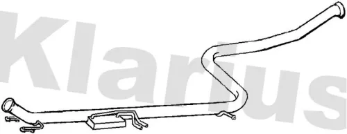 Klarius Centre Exhaust Pipe For Citroën Peugeot Berlingo Berlingo / Berlingo Fir