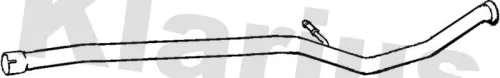 Klarius Centre Exhaust Pipe For Citroën Peugeot Berlingo / Berlingo First Partne