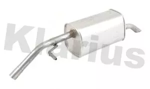 KLARIUS KLARIUS PG928H Rear Muffler Exhaust Silencer Back Box Fits Citroën Peugeot 208 C4 Cactus 