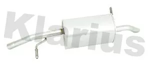 KLARIUS KLARIUS PG930E Rear Muffler Exhaust Silencer Back Box Fits Citroën Opel Peugeot Vauxhall 2008 208 C3 C3 Aircross C4 Cactus Crossland X / Crossland 
