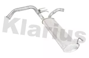 KLARIUS KLARIUS PG965D Rear Muffler Exhaust Silencer Back Box Fits Citroën Peugeot 108 C1 