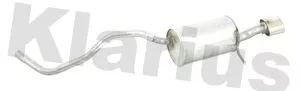 KLARIUS KLARIUS RN1000W Rear Muffler Exhaust Silencer Back Box Fits Renault Clio 