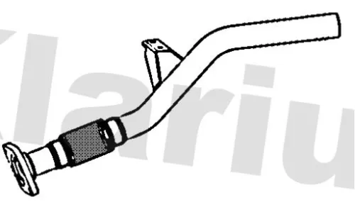 Klarius Front Exhaust Pipe For Renault Captur Clio