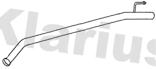 Klarius Centre Exhaust Pipe For Nissan Opel Renault Vauxhall Primastar Trafic Ii