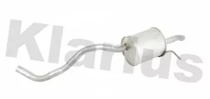 KLARIUS KLARIUS RN1024K Rear Muffler Exhaust Silencer Back Box Fits Renault Captur Clio 