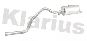 KLARIUS KLARIUS RN1048B Rear Muffler Exhaust Silencer Back Box Fits Mercedes-benz Renault Citan Kangoo Kangoo / Grand Kangoo 