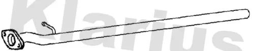 Klarius Centre Exhaust Pipe For Nissan Renault Kadjar Qashqai